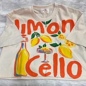 Limon Cello Graphic Tshirt Croptop
